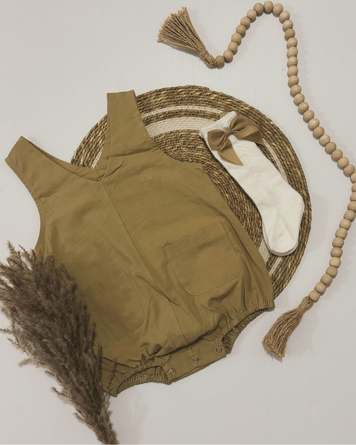 •Nude Romper