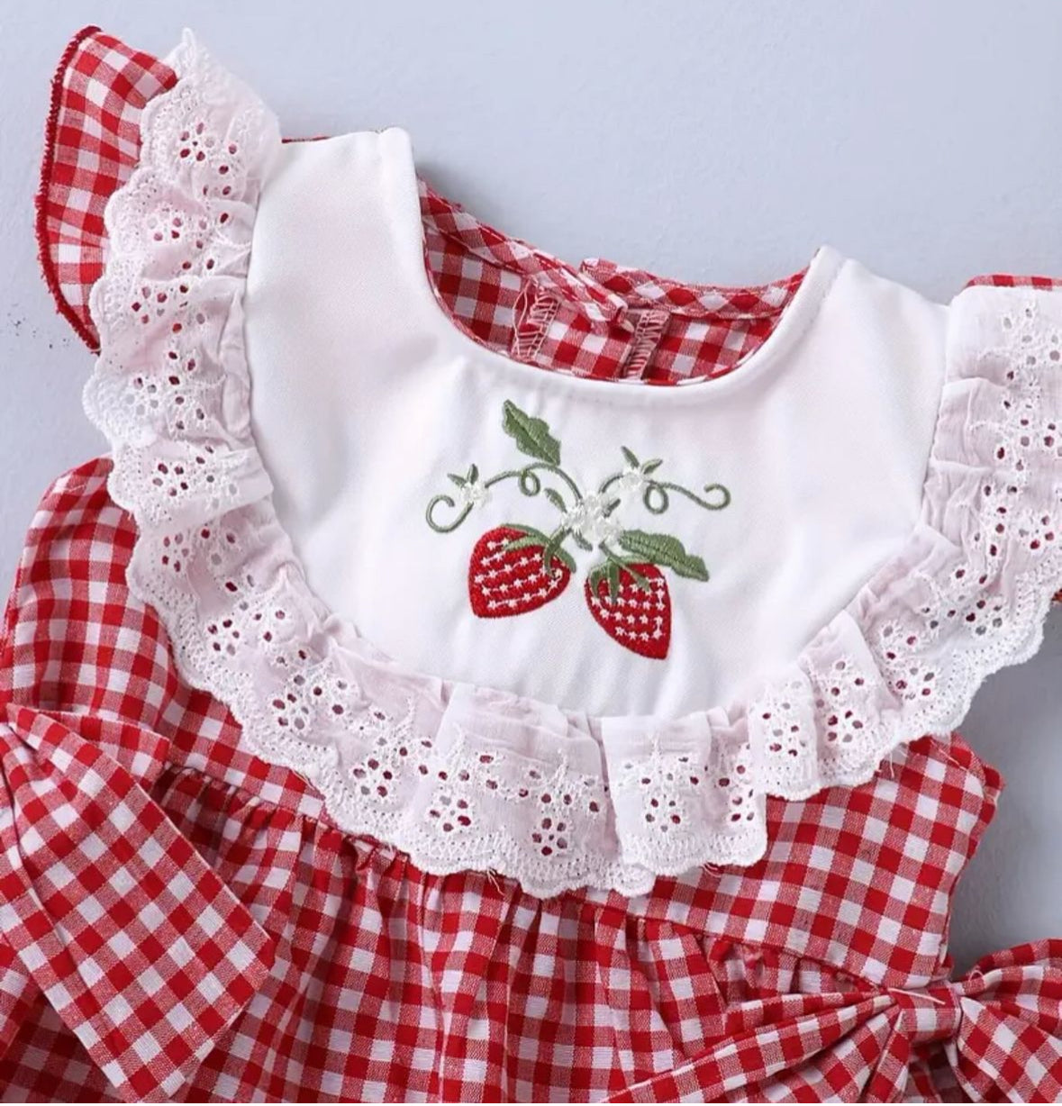 Strawberry Love Romper (Sale)
