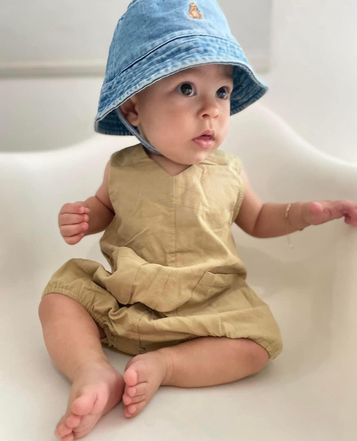 •Nude Romper