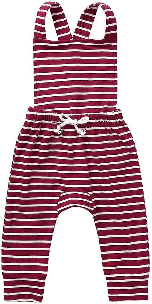 Linen Red Romper (SALE)