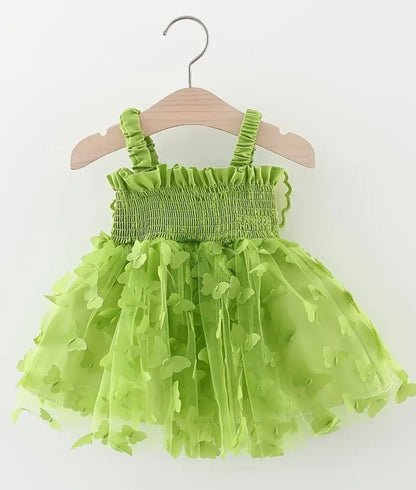 Butterfly Green Dress