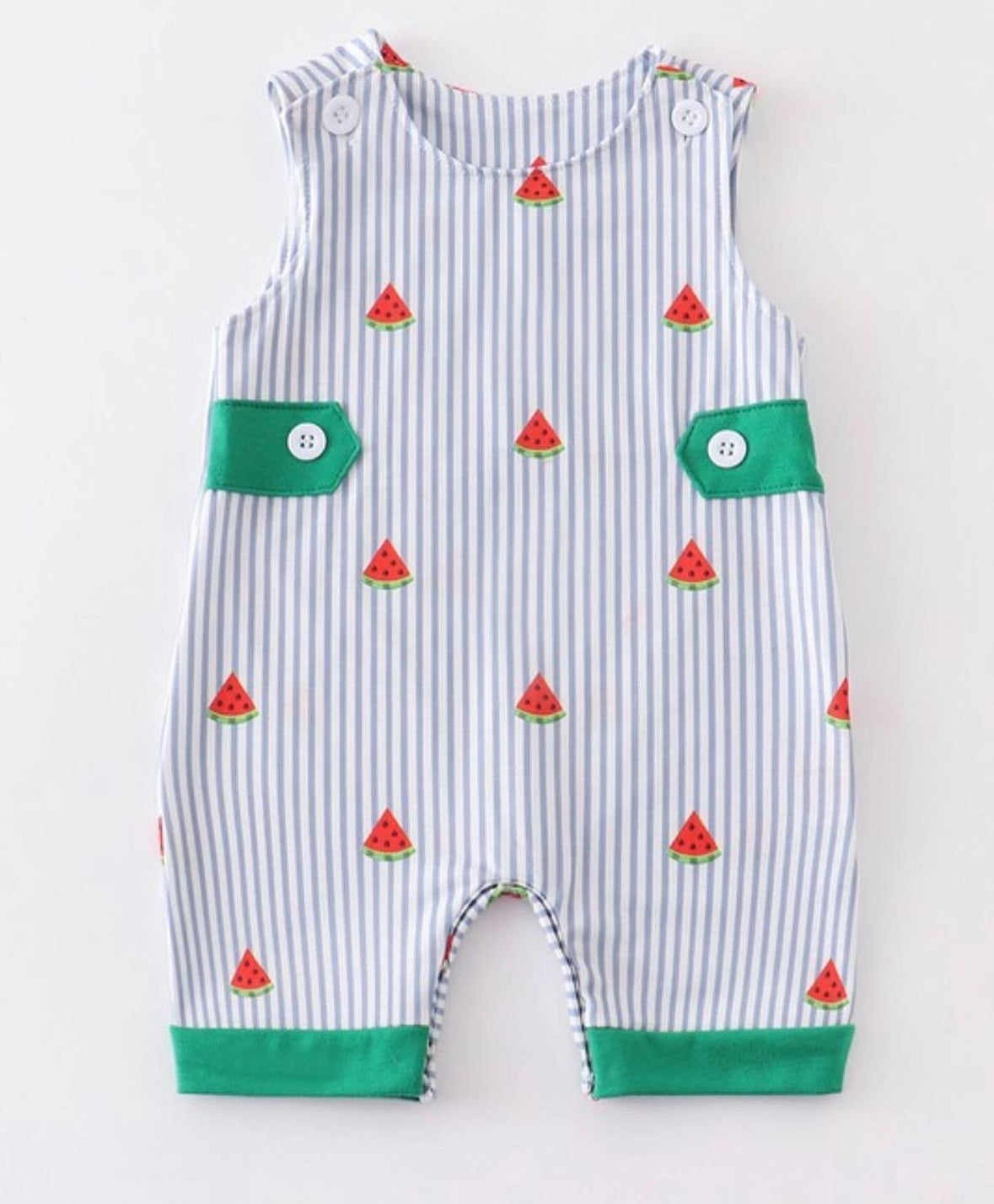 Watermelon Print Overol