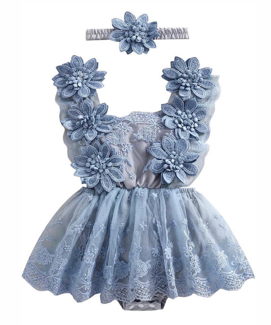 Blue Flowers Dress