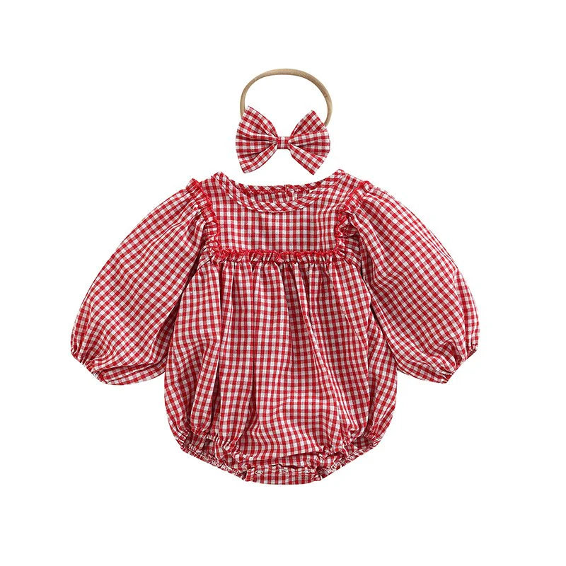 Gingham Red Set
