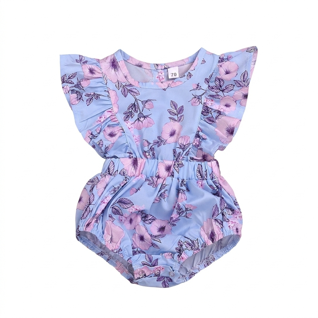 Pinky Blue Romper